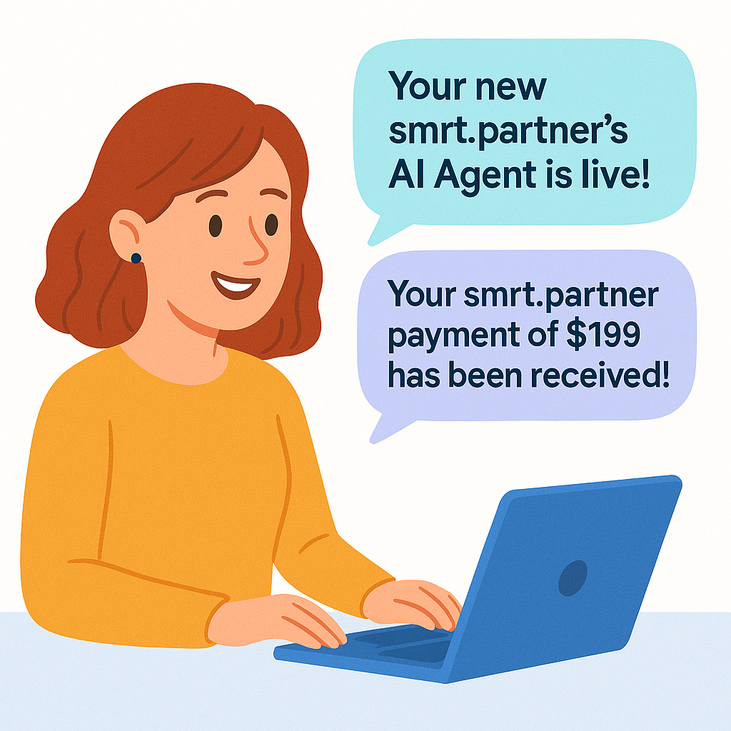 smrt.partner AI Agents for clients of marketers, ad agencies, web developers, coaches, etc.